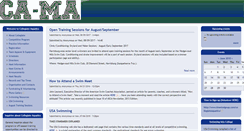 Desktop Screenshot of collegiateaquatics.org